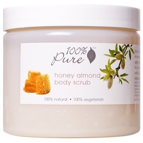 100% Pure Body Scrub Honey Almond