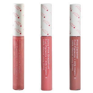 100% Pure Fruit Pigmented Lip Glosses Shimmery White Peach