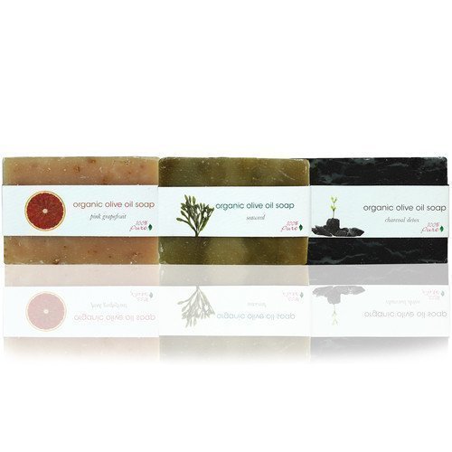 100% Pure Organic Olive Oil Soap Caffeine