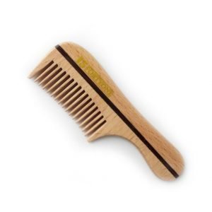 1541 London Wooden Pocket Beard & Moustache Comb