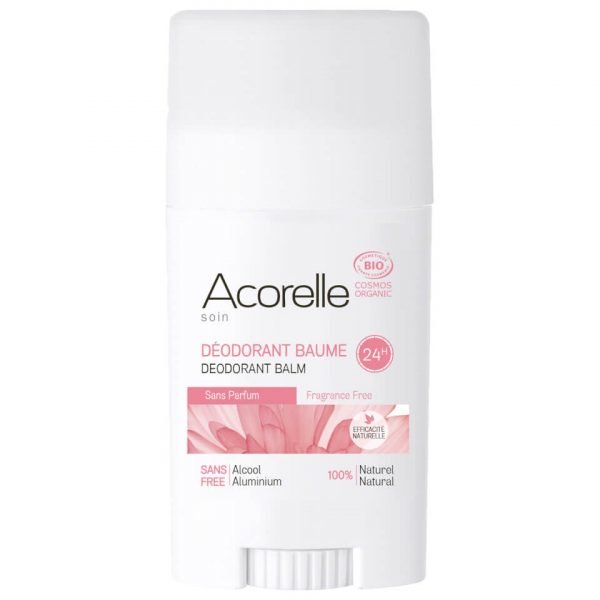Acorelle Organic Fragrance Free Deodorant Balm 40 G