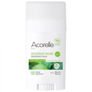 Acorelle Organic Lemon And Green Mandarine Deodorant Balm 40 G