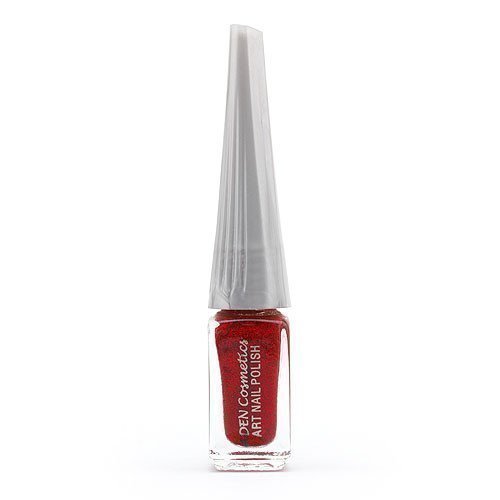 Aden Art Decor Nail Polish Red Glitter