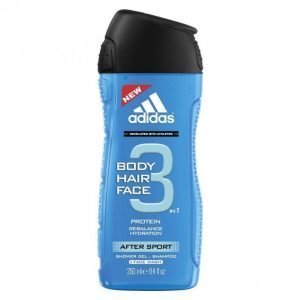 Adidas 3in1 After Sport Suihkugeeli 250 Ml