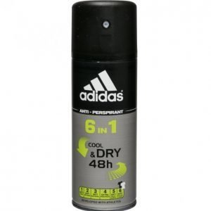 Adidas Cool & Dry 6in1 Deodorantti Miehille 150 Ml