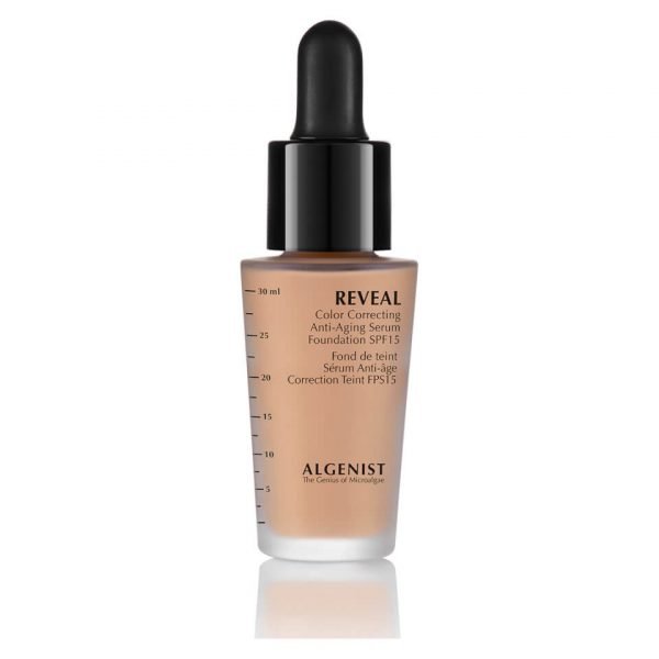 Algenist Reveal Colour Correcting Anti-Ageing Serum Foundation Spf15 30 Ml Various Shades Light / Medium