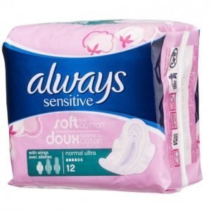 Always Sensitive Normal Plus Terveysside 12 Kpl