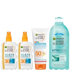 Ambre Solaire Family Sun Cream And Aftersun Pack Spf 30 And Spf 50