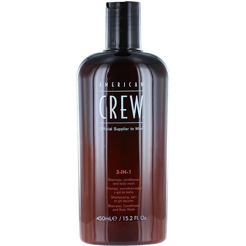 American Crew 3-In-1 Shampoo Conditioner & Body Wash 450ml