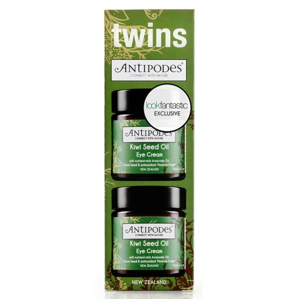 Antipodes Exclusive Twin Pack Kiwi Seed Oil Eye Cream 2 X 30 Ml