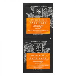 Apivita Express Radiance Face Mask Orange 2x8 Ml