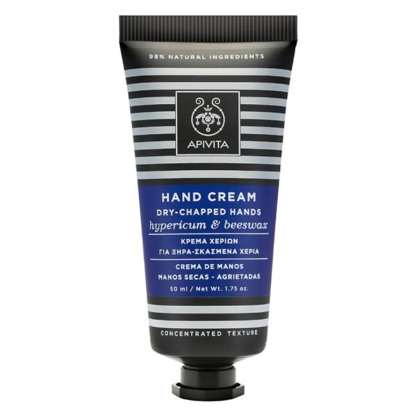 Apivita Hand Care Hand Cream For Dry Chapped Hands Hypericum & Beeswax 50 Ml