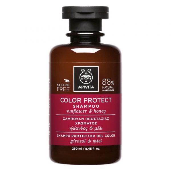Apivita Holistic Hair Care Color Protect Shampoo Sunflower & Honey 250 Ml