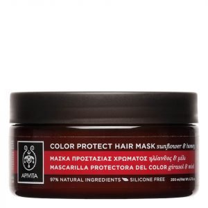 Apivita Holistic Hair Care Color Protection Hair Mask Sunflower & Honey 200 Ml