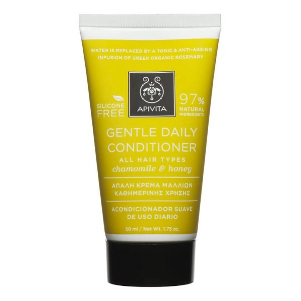 Apivita Holistic Hair Care Mini Gentle Daily Conditioner For All Hair Types German Chamomile & Honey 75 Ml