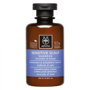Apivita Holistic Hair Care Sensitive Scalp Shampoo Lavender & Honey 250 Ml