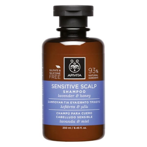 Apivita Holistic Hair Care Sensitive Scalp Shampoo Lavender & Honey 250 Ml