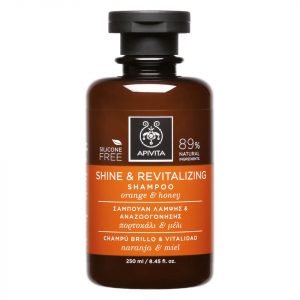 Apivita Holistic Hair Care Shine & Revitalising Shampoo Orange & Honey 250 Ml