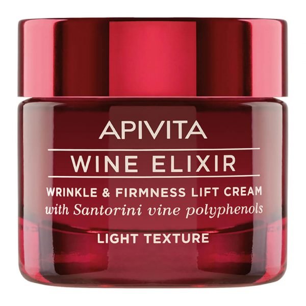 Apivita Wine Elixir Wrinkle & Firmness Lift Cream Light Cream 50 Ml