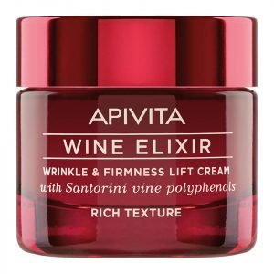 Apivita Wine Elixir Wrinkle & Firmness Lift Cream Rich Texture 50 Ml