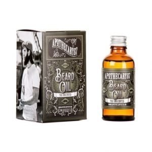 Apothecary87 Beard Oil Unscented Partaöljy 50 ml