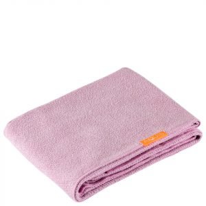 Aquis Long Hair Towel Lisse Luxe Desert Rose