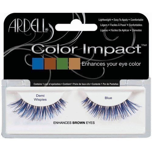 Ardell Color Impact Eyelashes Demi Wispies Blue