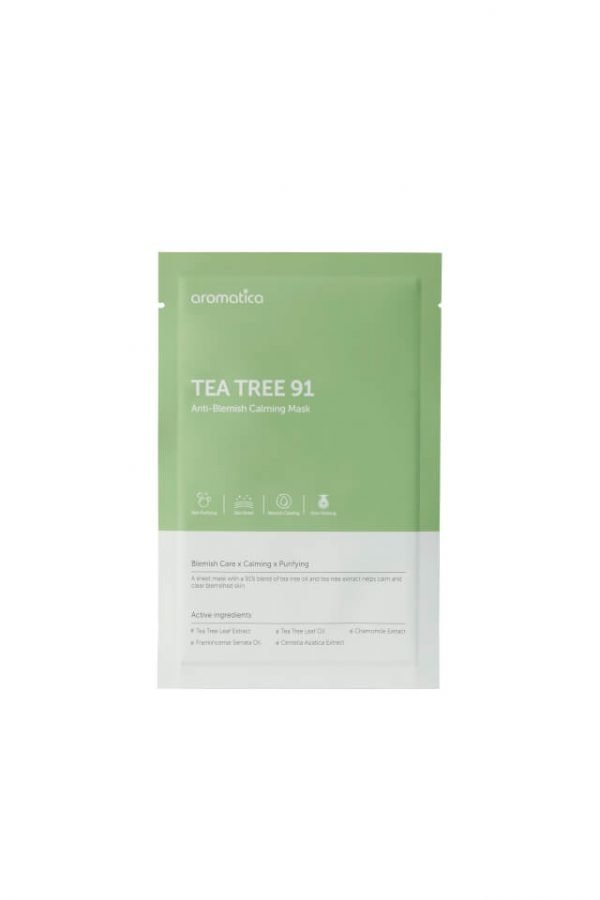Aromatica Tea Tree 91 Anti-Blemish Calming Mask 1ea