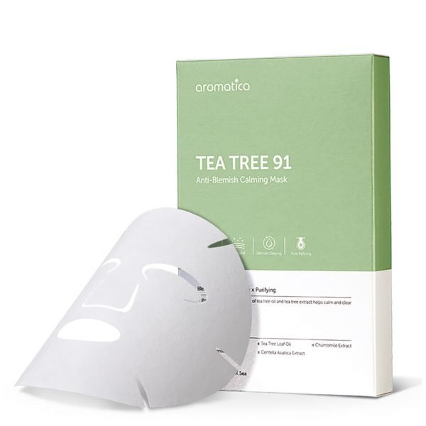 Aromatica Tea Tree 91 Anti-Blemish Calming Mask 5 Pcs 15 G