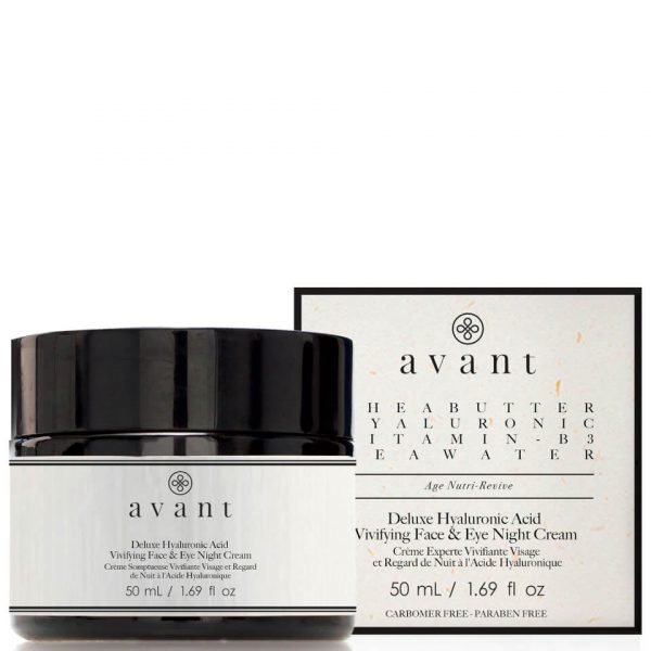 Avant Skincare Deluxe Hyaluronic Acid Vivifying Face And Eye Night Cream 50 Ml