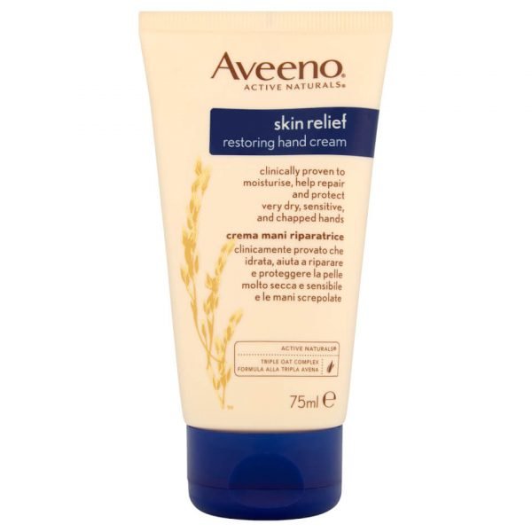 Aveeno Skin Relief Restore And Protect Hand Cream 75 Ml