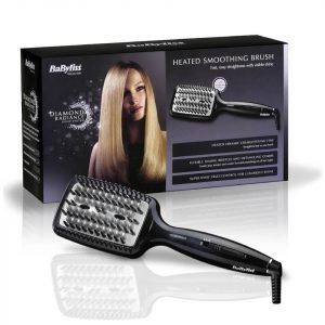 Babyliss Diamond Heated Smoothing Brush Black