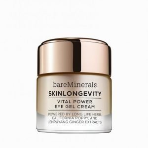 Bareminerals Skinlongevity Vital Power Eye Cream Gel 15 Ml Silmänympärysvoide Valkoinen