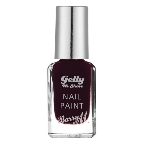 Barry M Cosmetics Gelly Hi Shine Nail Paint Various Shades Black Cherry