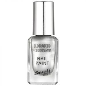 Barry M Cosmetics Liquid Chrome Nail Paint Rain On Me