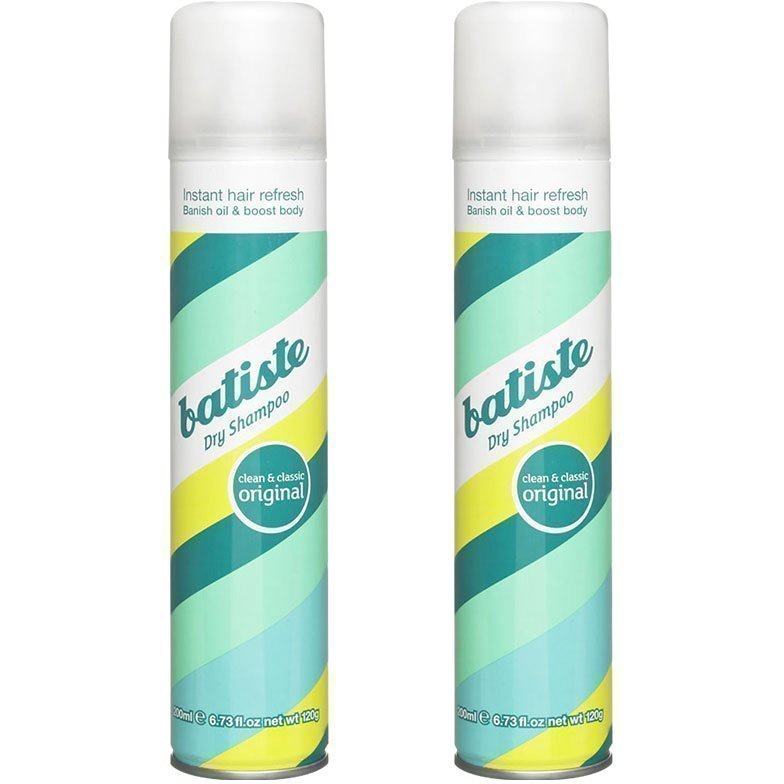 Batiste Dry Shampoo Original Duo 2 x Dry Shampoo 200ml