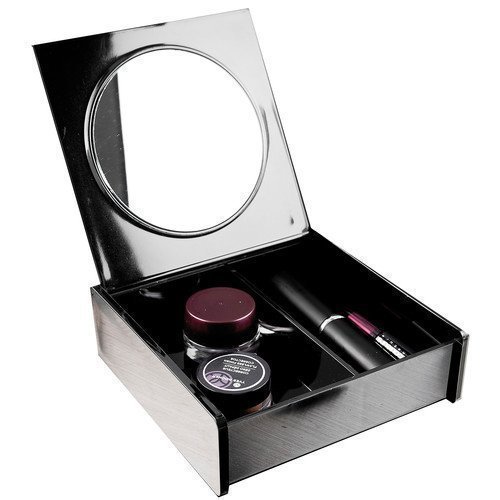 Beauty Organizers Cosmetic Organizer with Mirror Black