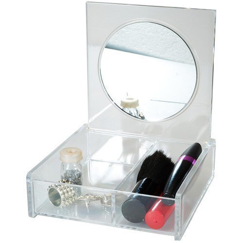 Beauty Organizers Cosmetic Organizer with Mirror
