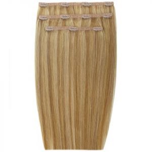 Beauty Works Deluxe Clip-In Hair Extensions 18 Inch Tanned Blonde 10 / 14 / 16