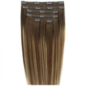 Beauty Works Double Hair Set 18 Inch Clip-In Hair Extensions #Mocha Melt