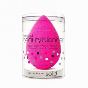 Beautyblender Original Pink Blender + Sample Solid Cleanser Meikkisetti Pink