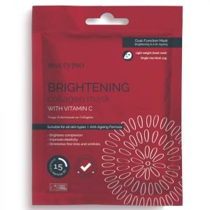 Beautypro Brightening Collagen Sheet Mask With Vitamin C