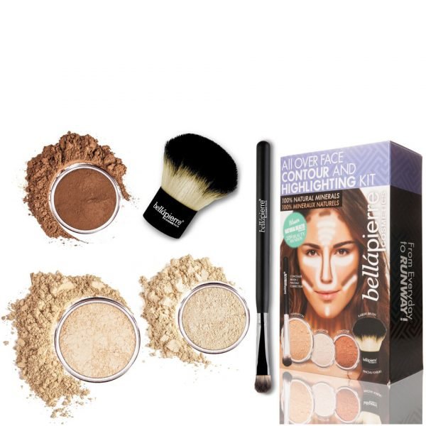 Bellapierre Cosmetics All Over Face Highlight & Contour Kit Fair