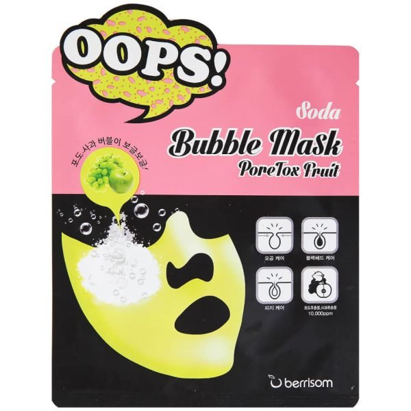 Berrisom Soda Bubble Mask Poretox Fruit 18 Ml