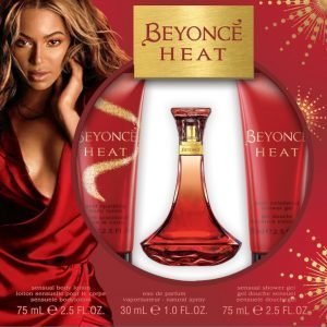 Beyonce Heat Kisses Edp 30 Ml + Sgi 75 Ml + Vartalovoide 75 Ml Lahjapakkaus Naiselle