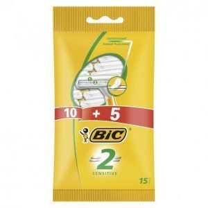 Bic Sensitive 2 Varsiterä 10 + 5 Kpl