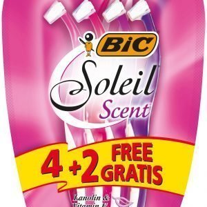 Bic Soleil Scents Varsiterä 4+2 Kpl
