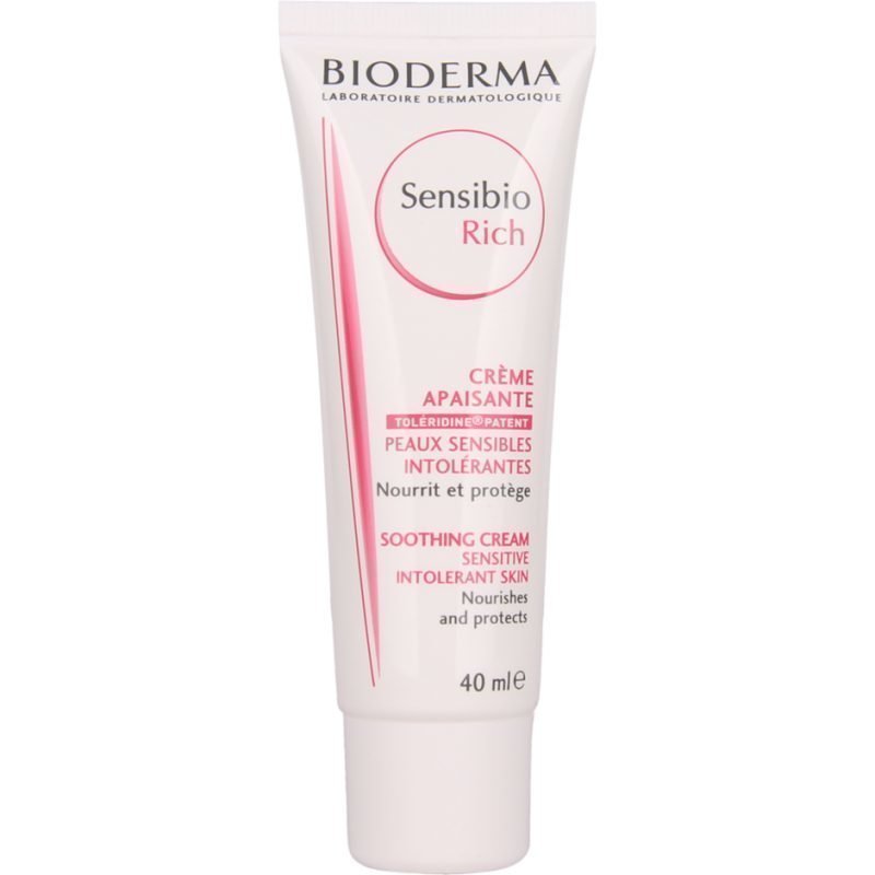 Bioderma Sensibio Rich Soothing Cream Sensitive Intolerant Skin 40ml