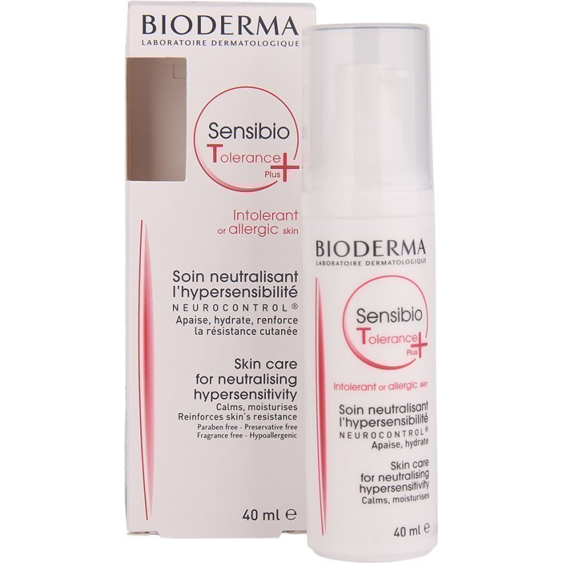 Bioderma Sensibio Tolerance+ Skin Care For Neutralizing Hypersensitivity 40ml
