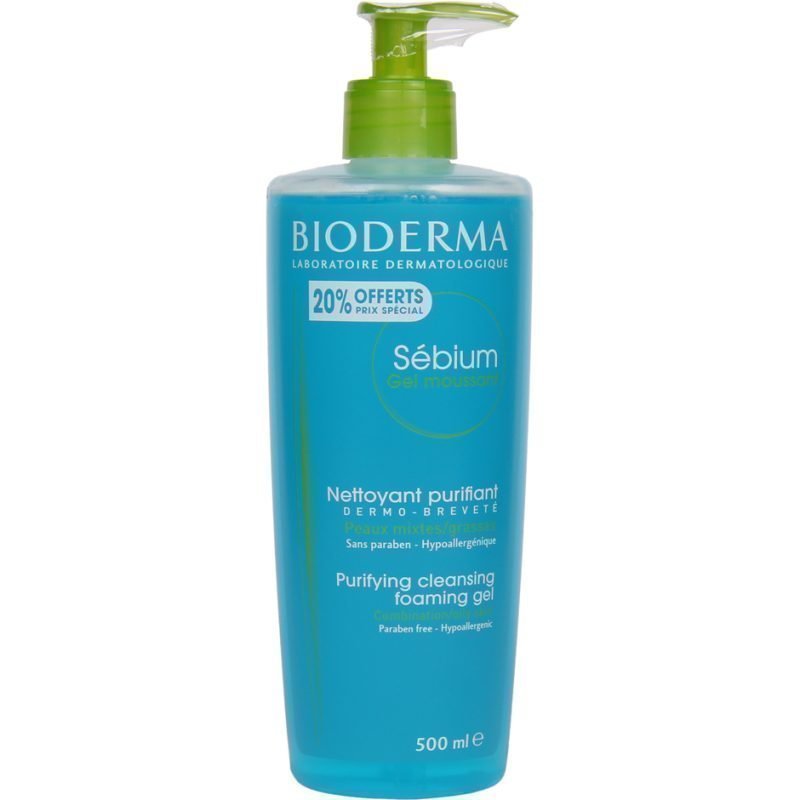 Bioderma Sébium Purifying Foaming Gel. Combination/Oily Skin 500ml